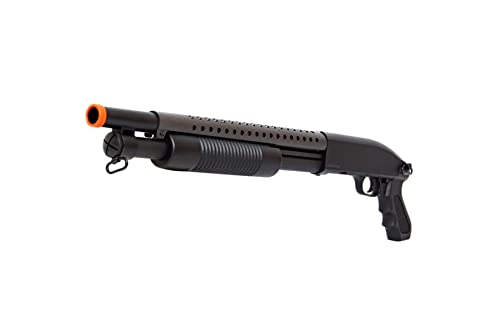 Airsoft Shotgun with Full Metal Barrel Single Shot Pump Action 300 FPS (Airsoft Gun)