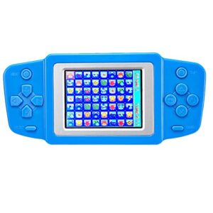 handheld games for kids built in 218 classic retro video games 2.5" screen portable arcade gaming player system for boys girls birthday (blue)