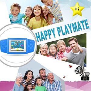 Handheld Games for Kids Built in 218 Classic Retro Video Games 2.5" Screen Portable Arcade Gaming Player System for Boys Girls Birthday (Blue)