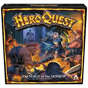 heroquest the mage of the mirror quest pack, roleplaying game for ages 14+, requires heroquest game system to play