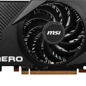 MSI Gaming Radeon RX 6400 64-bit 4GB GDDR6 DP/HDMI PCIe 4 Torx Single Fan FreeSync DirectX 12 VR Ready ITX OC Graphics Card (RX 6400 AERO ITX 4G)