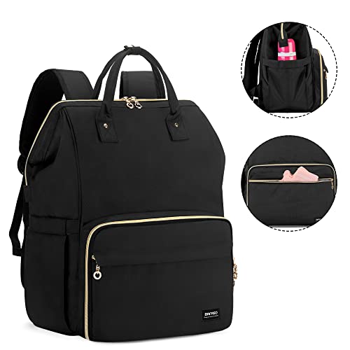 BAFASO Breast Pump Backpack with Laptop Sleeve, Breast Pump Bag Compatible with Spectra S1, S2 and Most Breast Pump Brands (Bag Only), Black