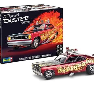 Revell 14528 '70 Plymouth Duster Funny Car 1:24 Scale 100-Piece Skill Level 4 Model Car Building Kit