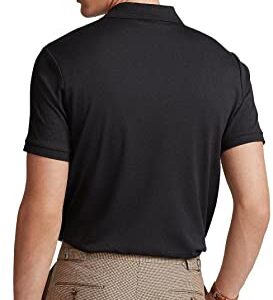 Polo Ralph Lauren Men's Big and Tall Short Sleeve Pima Soft-Touch Polo Shirt (2XLT, BlackSigPny)