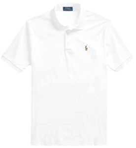 polo ralph lauren men's big and tall short sleeve pima soft-touch polo shirt (4xb, whitesigpny)