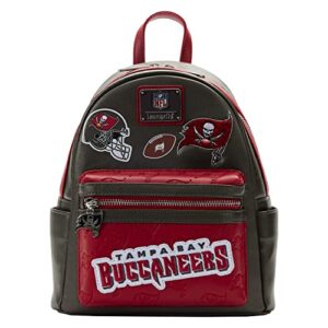 loungefly nfl: tampa bay buccaneers backpack with patches