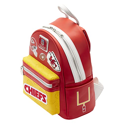 Loungefly Backpack: NFL Kansas City Chiefs Backpack with Patches