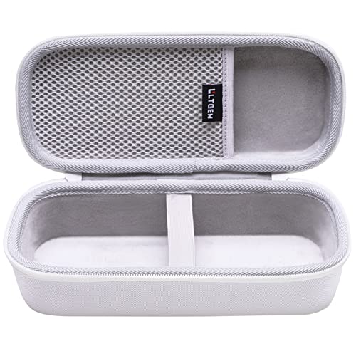 LTGEM Case for Bose Soundlink Flex Bluetooth Portable Speaker,Hard Storage Travel Protective Carrying Bag,White