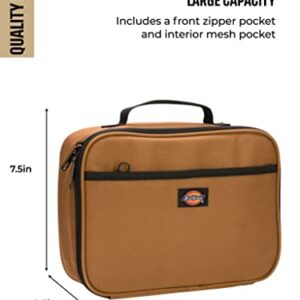 Dickies Kids Insulated Lunch Bag for School, Thermal Reusable Lunch Box for Kids, Boys, Girls - 8 Years Old and Up (Brown Duck)