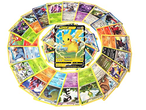 25 Rare Pokemon Cards with 100 HP or Higher (Assorted Lot with No Duplicates) w/Guaranteed Ultra Rare Pokemon