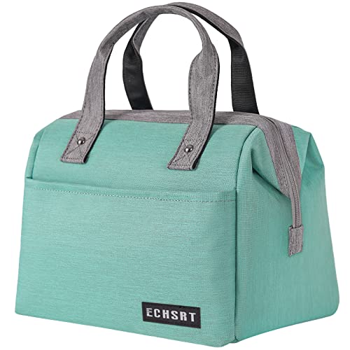 Large Insulated Lunch Bag for Women Men Leakproof Lunch Tote Bags Cooler Bag for Work Travel Adult Thermal Lunch Bags for Office -10L Lunchbox - Mint Green