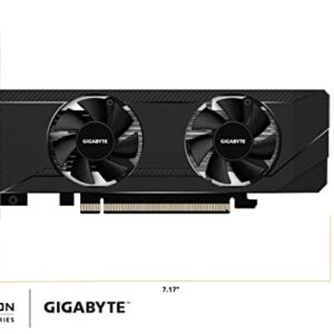 Gigabyte Radeon RX 6400 D6 Low Profile 4G Graphics Card, Low Profile Design, 4GB 64-bit GDDR6, GV-R64D6-4GL Video Card