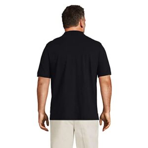 Lands' End Mens Short Sleeve Comfort First Mesh Polo Black Regular X-Large