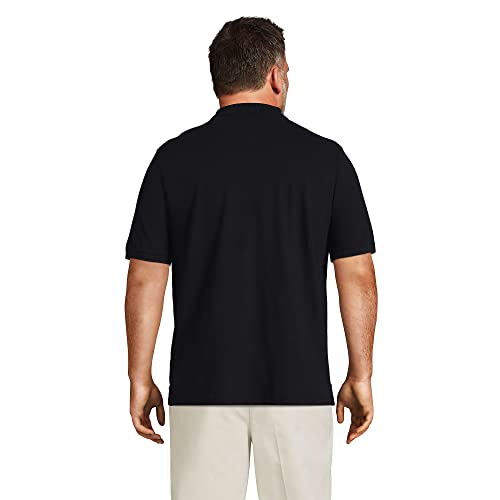 Lands' End Mens Short Sleeve Comfort First Mesh Polo Black Regular X-Large