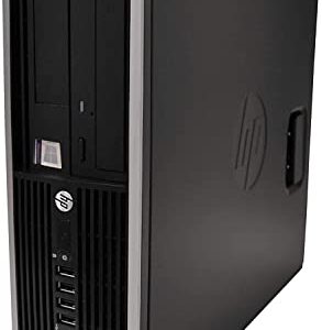 HP Elite Desktop PC Computer | Intel Quad-Core i5 | 8GB Ram | 1TB HDD | 24 Inch LCD Monitor (1080p HDMI), RGB Keyboard + Mouse | Desk Speakers | WiFi + Bluetooth | Windows 10 (Renewed)