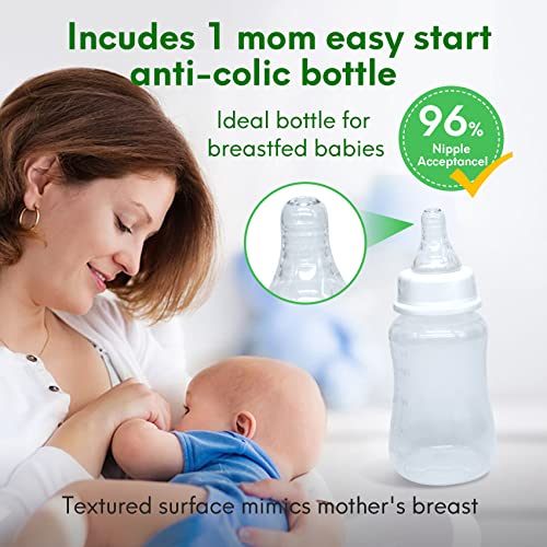 Durceler Manual Breast Pump, Silicone Hand Pump for Breastfeeding, Small Portable Manual Breast Milk Catcher, Baby Feeding Pumps & Accessories, White, Mothers Day Gifts, Travel Portable Breast Pump