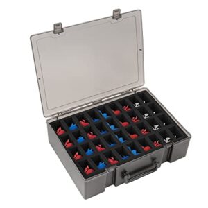 risou minature figurine carrying case compatible with warhammer 40k, dnd and more - 72 slots in total (72 slots)
