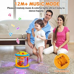 Baby Toys 6 to 12 Months Babies Ocean Rotating Light Up Infant Toys 12-18 Months Musical Toys for 1 Year Old Boys Gifts Early Educational Toys for Toddlers 1-3