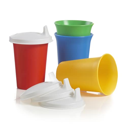 Tupperware Brand Bell Tumblers & Seals - 7 oz (200 mL) - Dishwasher Safe & BPA Free - Durable, Dripless Sippy Cup with Lid for Ages 6-24 Months