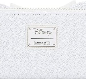 Loungefly Disney Minnie Sequin Wedding Zip Around Wallet Minnie Mouse One Size