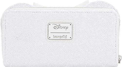 Loungefly Disney Minnie Sequin Wedding Zip Around Wallet Minnie Mouse One Size
