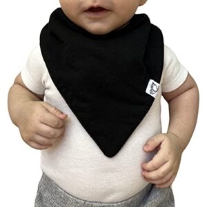 Darling & Co. Bandana Bibs, Premium 3 Layer Drool Bibs for Baby, Boys, Girls, and Special Needs little ones … (The Go-To Dark Neutrals Set 2 Pack)