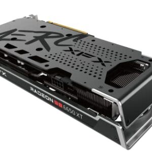 XFX Speedster MERC308 Radeon RX 6650XT Black Gaming Graphics Card with 8GB GDDR6 HDMI 3xDP, AMD RDNA 2 RX-665X8TBDY