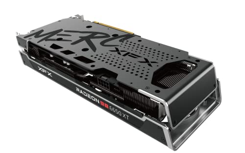 XFX Speedster MERC308 Radeon RX 6650XT Black Gaming Graphics Card with 8GB GDDR6 HDMI 3xDP, AMD RDNA 2 RX-665X8TBDY