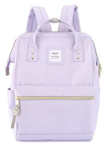 himawari laptop backpack for women&men,wide open large usb charging port 15.6 inch laptop doctor college work bag(9001-light purple)