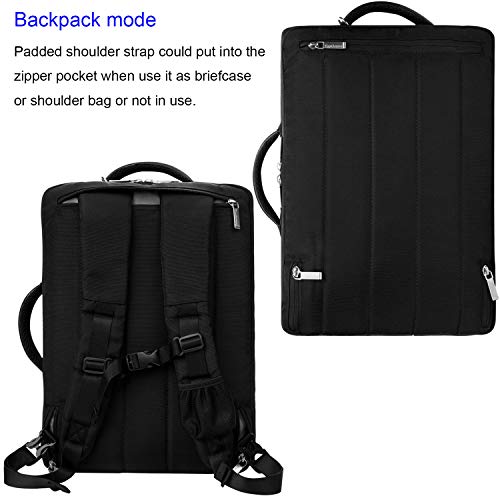 ECCRIS 13.3 14 inch Laptop Bag Backpack for Dell Latitude 7330 Rugged 7420 7430 9420 9430, Vostro 5310 3420 5410, XPS 13 9305 9320, Black