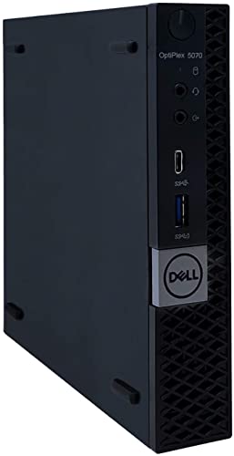 Dell Optiplex 5070 Micro MFF Desktop PC Intel i5-9500T, 16GB DDR4 New 512GB M.2 NVMe SSD, WiFi BT HDMI New KB & Mouse Windows 11 Pro (Renewed)