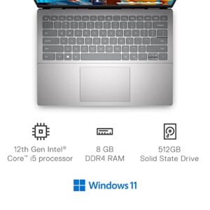 Dell Inspiron 14 5420 Notebook - 14.0-inch Non-Touch Display, Intel Core i5-1235U, 8GB DDR4 RAM, 512GB SSD, Intel UHD Graphics, Intel Wi-Fi 6E, Windows 11 Home - Platinum Silver