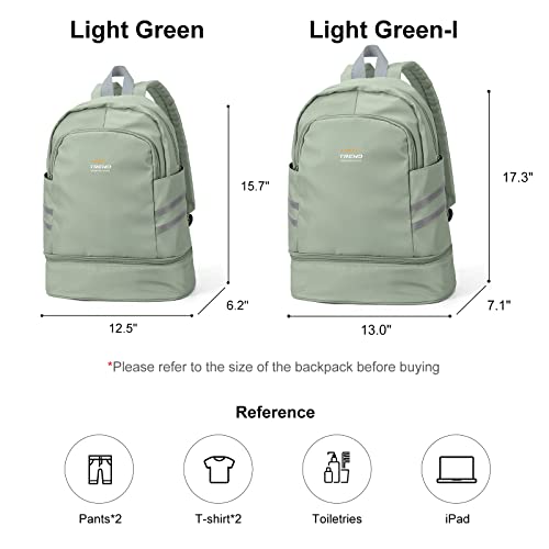 coofay Gym Backpack For Women Waterproof Backpack With Shoe Compartment Lightweight Travel Backpack Sports Backpack Small Gym Bag