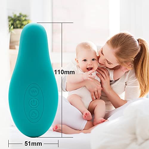 HAYAEN Lactation Massager with Warming for Breastfeeding , Multiple Modes and Heat for Clogged Milk Ducts, Support Clogged Milk Ducts, Breast Engorgement - Plug USB CableIncluded (Green)