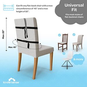 KinderSense® Harness Seat - Fabric Baby Portable High Chair for Travel - Travel High Chair Seat Sack - Portable Baby Seat with Safety Harness – Parent Pouch Must Haves Baby Travel Essential