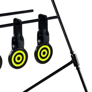 KNINE OUTDOORS Resetting Shooting Target Airsoft Rimfire Pellet BB Gun Target, Rated for .22 .177 Caliber (Airgun)