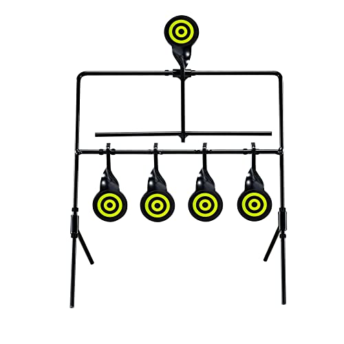 KNINE OUTDOORS Resetting Shooting Target Airsoft Rimfire Pellet BB Gun Target, Rated for .22 .177 Caliber (Airgun)