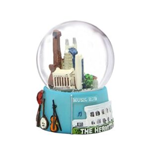 Nashville Snow Globe Landmarks and Icons 3.5 Inch Tennessee Souvenir