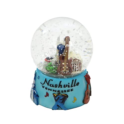 Nashville Snow Globe Landmarks and Icons 3.5 Inch Tennessee Souvenir