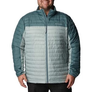 Columbia Men's Silver Falls Jacket, Niagara/Metal, Large