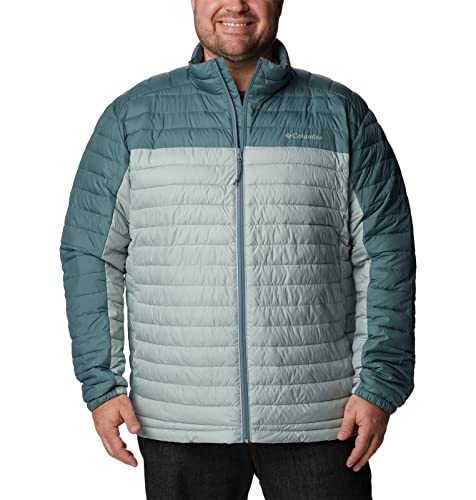 Columbia Men's Silver Falls Jacket, Niagara/Metal, Large