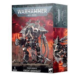games workshop warhammer 40,000 chaos knights knight abominant
