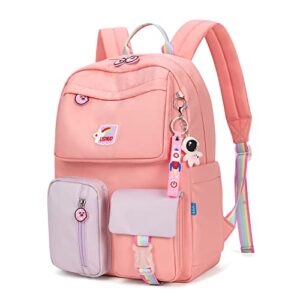 auobag backpacks for girls backpack for school suitable ages 6-8 kids - pass cpsc certified - gift cute pendant