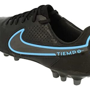 Nike Legend 9 Elite AG Mens Football Boots DB0824 Soccer Cleats (UK 7 US 8 EU 41, Black Iron Grey 004)