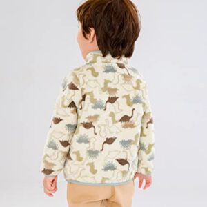 DILIBA Toddler Fleece Jacket Sherpa Baby Boys Girls Lightweight Fall Winter Warm Coats Size 6-7