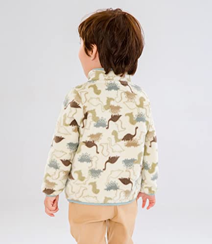 DILIBA Toddler Fleece Jacket Sherpa Baby Boys Girls Lightweight Fall Winter Warm Coats Size 6-7