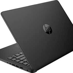 HP Newest 14" Ultral Light Laptop for Students and Business, Intel Quad-Core N4120, 4GB RAM, 128GB Storage(64GB eMMC+64GB Micro SD), 1 Year Office 365, Webcam, HDMI, WiFi, USB-A&C, Win 11 S