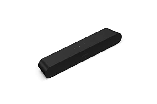 Sonos Ray Essential Soundbar, for TV, Music and Video Games - Black