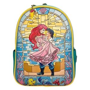 loungefly stained glass the little mermaid ariel mini backpack exclusive