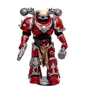 mcfarlane toys warhammer 40000 7in figures wv6 - chaos space marine (word bearer)(gold label)